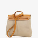 Hermes Herbag Natural Toile Vache Hunter MM 2 In 1 Bag
