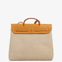 Hermes Herbag Natural Toile Vache Hunter MM 2 In 1 Bag