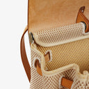 Hermes Herbag Natural Toile Vache Hunter MM 2 In 1 Bag