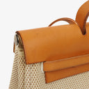 Hermes Herbag Natural Toile Vache Hunter MM 2 In 1 Bag