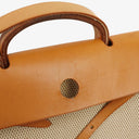 Hermes Herbag Natural Toile Vache Hunter MM 2 In 1 Bag