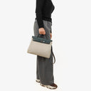 Hermes Herbag Navy Toile Vache Hunter PM 2 Way Bag
