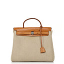 Hermes Herbag PM Vache Hunter Criss Viking 30 Ecru Beige Naturel 2 Way Bag, 2003