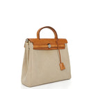 Hermes Herbag PM Vache Hunter Criss Viking 30 Ecru Beige Naturel 2 Way Bag, 2003