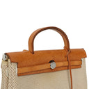 Hermes Herbag PM Vache Hunter Criss Viking 30 Ecru Beige Naturel 2 Way Bag, 2003