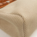 Hermes Herbag PM Vache Hunter Criss Viking 30 Ecru Beige Naturel 2 Way Bag Palladium Hardware