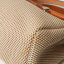 Hermes Herbag PM Vache Hunter Criss Viking 30 Ecru Beige Naturel 2 Way Bag Palladium Hardware