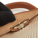 Hermes Herbag PM Vache Hunter Criss Viking 30 Ecru Beige Naturel 2 Way Bag Palladium Hardware