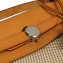 Hermes Herbag PM Vache Hunter Criss Viking 30 Ecru Beige Naturel With Palladium Hardware