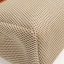 Hermes Herbag PM Vache Hunter Criss Viking 30 Ecru Beige Naturel With Palladium Hardware