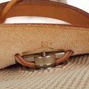 Hermes Herbag PM Vache Hunter Criss Viking 30 Ecru Beige Naturel With Palladium Hardware
