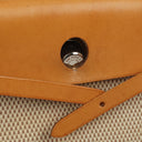 Hermes Herbag PM Vache Hunter Criss Viking 30 Ecru Beige Naturel With Palladium Hardware