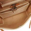 Hermes Herbag PM Vache Hunter Criss Viking 30 Ecru Beige Naturel With Palladium Hardware