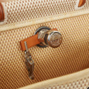 Hermes Herbag PM Vache Hunter Criss Viking Ecru Beige Naturel 2 Way Backpack