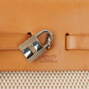 Hermes Herbag PM Vache Hunter Criss Viking Ecru Beige Naturel 2 Way Backpack