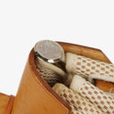 Hermes Herbag PM Vache Hunter Criss Viking Ecru Beige Naturel 2 Way Backpack With Palladium Hardware