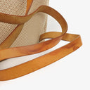 Hermes Herbag PM Vache Hunter Criss Viking Ecru Beige Naturel 2 Way Backpack With Palladium Hardware