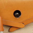 Hermes Herbag PM Vache Hunter Criss Viking Ecru Beige Naturel 2 Way Backpack With Palladium Hardware