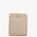 Hermes Herbag PM Vache Hunter Criss Viking Ecru Beige Naturel 2 Way Backpack With Palladium Hardware