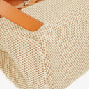 Hermes Herbag PM Vache Hunter Criss Viking Ecru Beige Naturel 2 Way Backpack With Palladium Hardware