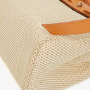 Hermes Herbag PM Vache Hunter Criss Viking Ecru Beige Naturel 2 Way Backpack With Palladium Hardware