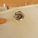 Hermes Herbag PM Vache Hunter Criss Viking Ecru Beige Naturel 2 Way Backpack With Palladium Hardware