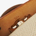 Hermes Herbag PM Vache Hunter Criss Viking Ecru Beige Naturel 2 Way Backpack With Palladium Hardware