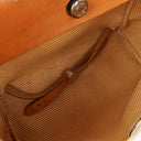 Hermes Herbag PM Vache Hunter Criss Viking Ecru Beige Naturel 2 Way Backpack With Palladium Hardware