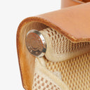 Hermes Herbag PM Vache Hunter Criss Viking Ecru Beige Naturel 2 Way Backpack With Palladium Hardware