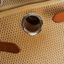 Hermes Herbag PM Vache Hunter Criss Viking Ecru Beige Naturel 2 Way Backpack With Palladium Hardware