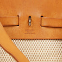 Hermes Herbag PM Vache Hunter Criss Viking Ecru Beige Naturel 2 Way Backpack With Palladium Hardware