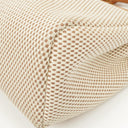 Hermes Herbag PM Vache Hunter Criss Viking Ecru Beige Naturel With Palladium Hardware, 2003