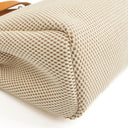 Hermes Herbag PM Vache Hunter Criss Viking Ecru Beige Naturel With Palladium Hardware, 2003