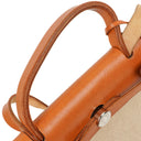 Hermes Herbag PM Vache Hunter Toile Canvas 30 Ecru Beige Naturel 2 Way Bag Palladium Hardware, 2000