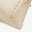 Hermes Herbag PM Vache Hunter Toile Canvas 30 Ecru Beige Naturel 2 Way Bag Palladium Hardware, 2000