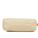 Hermes Herbag PM Vache Hunter Toile Canvas 30 Ecru Beige Naturel 2 Way Bag Palladium Hardware, 2002