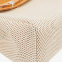 Hermes Herbag PM Vache Hunter Criss Viking 30 Ecru Beige Naturel 2 Way Bag Palladium Hardware