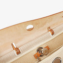 Hermes Herbag PM Vache Hunter Criss Viking 30 Ecru Beige Naturel 2 Way Bag Palladium Hardware