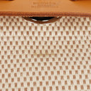 Hermes Herbag PM Vache Hunter Criss Viking 30 Ecru Beige Naturel 2 Way Bag Palladium Hardware