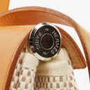 Hermes Herbag PM Vache Hunter Criss Viking 30 Ecru Beige Naturel 2 Way Bag Palladium Hardware