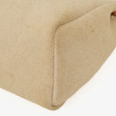 Hermes Herbag PM Vache Hunter Toile Canvas 30 Ecru Beige Naturel 2 Way Bag Palladium Hardware