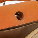 Hermes Herbag PM Vache Hunter Toile Canvas 30 Ecru Beige Naturel 2 Way Bag Palladium Hardware
