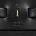 Hermes Herbag Toile Vache Hunter Black MM 2 In 1 Bag