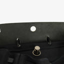 Hermes Herbag Toile Vache Hunter Black MM 2 In 1 Bag