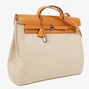 Hermes Herbag MM Vache Hunter Criss Viking Ecru Beige Naturel With Palladium Hardware, 2003