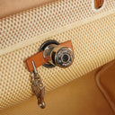 Hermes Herbag MM Vache Hunter Criss Viking Ecru Beige Naturel With Palladium Hardware, 2003