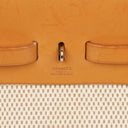 Hermes Herbag MM Vache Hunter Criss Viking Ecru Beige Naturel With Palladium Hardware, 2003