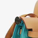 Hermes Herbag Zip 31 PM Bleu Saphir Vache Hunter Bleu Azteque Menthe