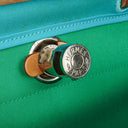 Hermes Herbag Zip 31 PM Bleu Saphir Vache Hunter Bleu Azteque Menthe