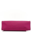 Hermes Herbag Zip 31 PM Bleu Saphir Vache Hunter Magnolia Toile With Palladium Hardware